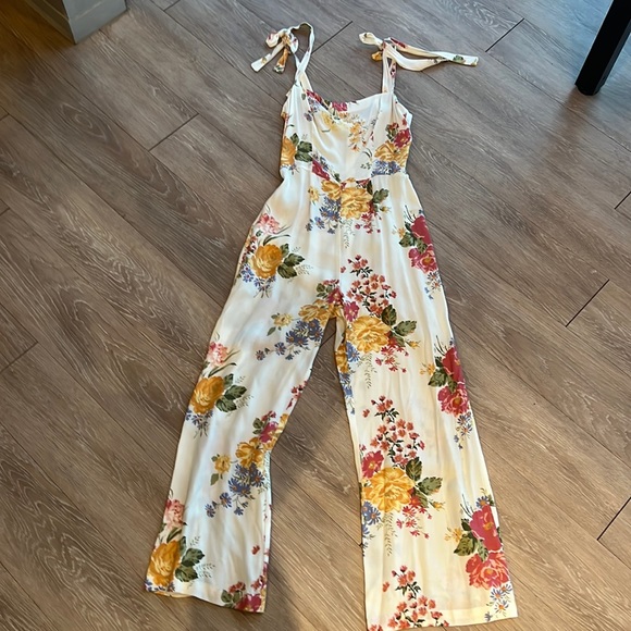 Reformation Pants - Reformation Floral Jumpsuit